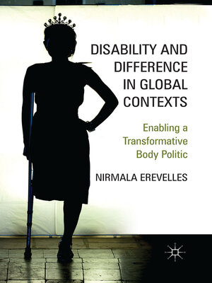 cover image of Disability and Difference in Global Contexts